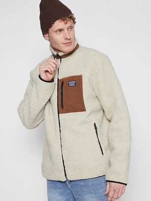 Chaqueta Peludo Hombre Crudo Familyshop