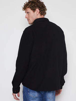 Camisa Cotele Hombre Negro Familyshop