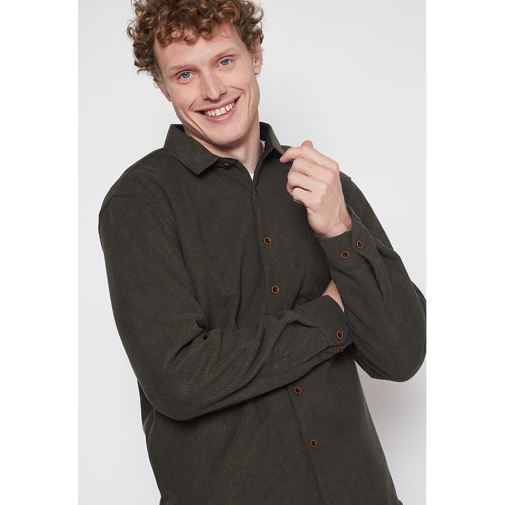 Camisa Cotele Hombre Verde Familyshop 3