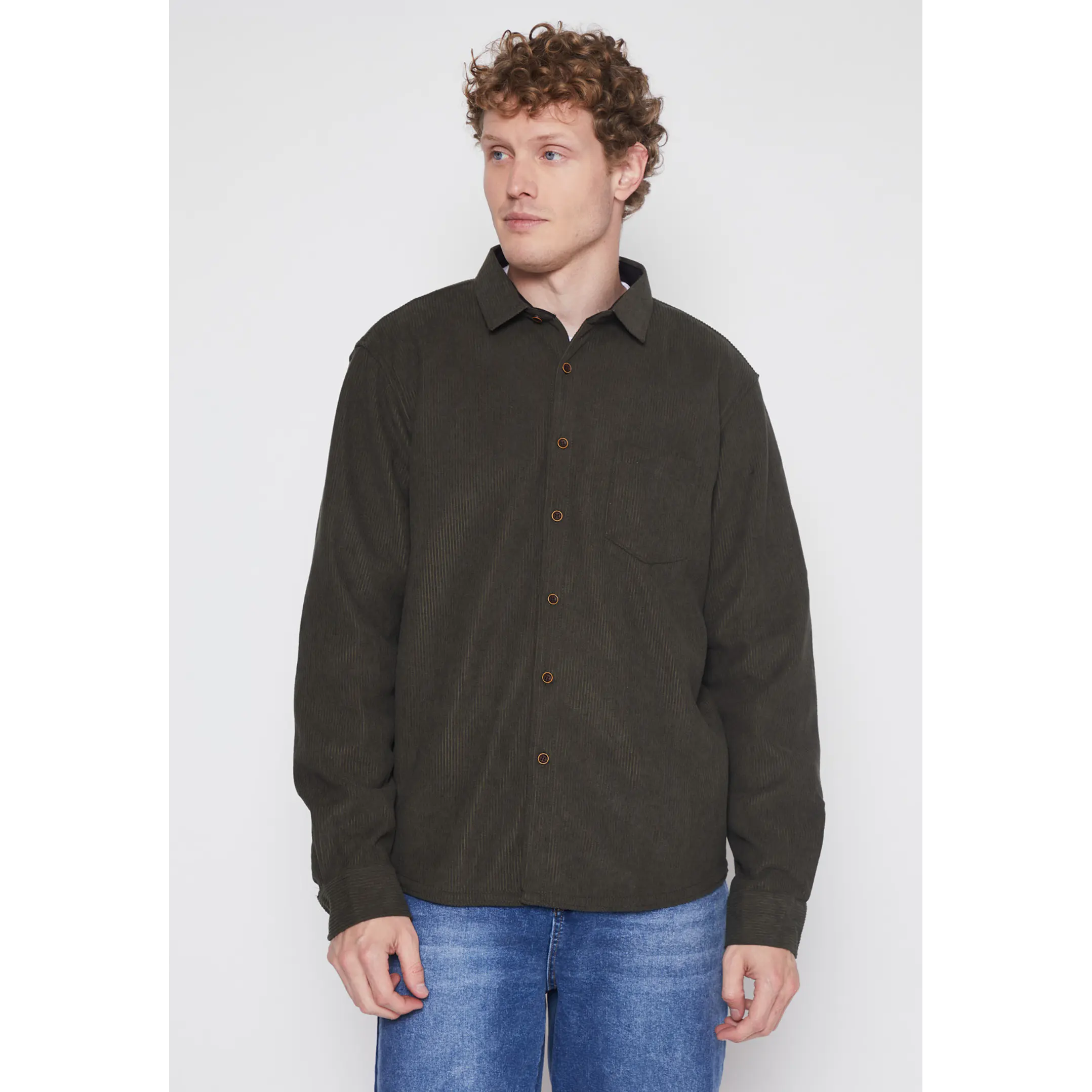 Camisa Cotele Hombre Verde Familyshop 1