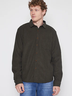 Camisa Cotele Hombre Verde Familyshop