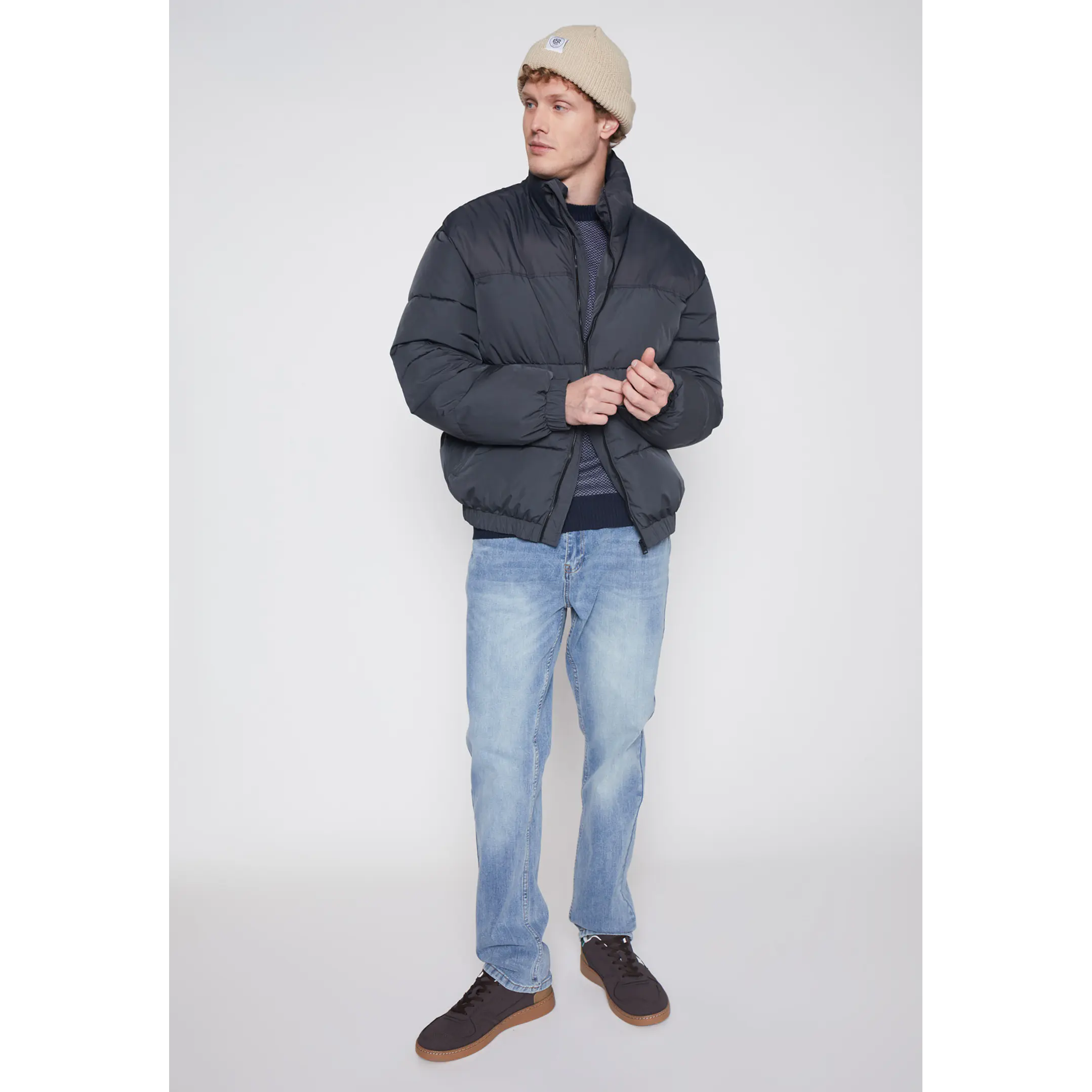 Parka Bicolor Hombre Gris Familyshop 4