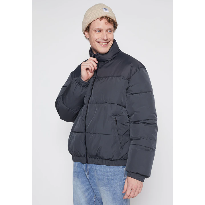 Parka Bicolor Hombre Gris Familyshop 1