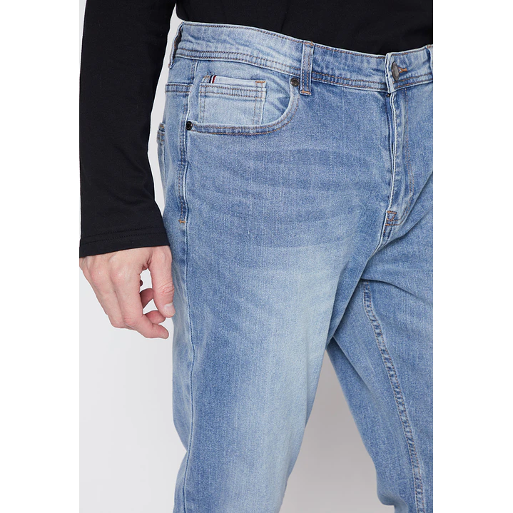 Jeans Regular Hombre Azul Familyshop 4