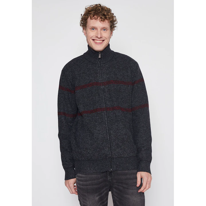 Chaleco Bloques Hombre Gris Familyshop 1