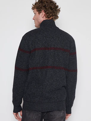 Chaleco Bloques Hombre Gris Familyshop