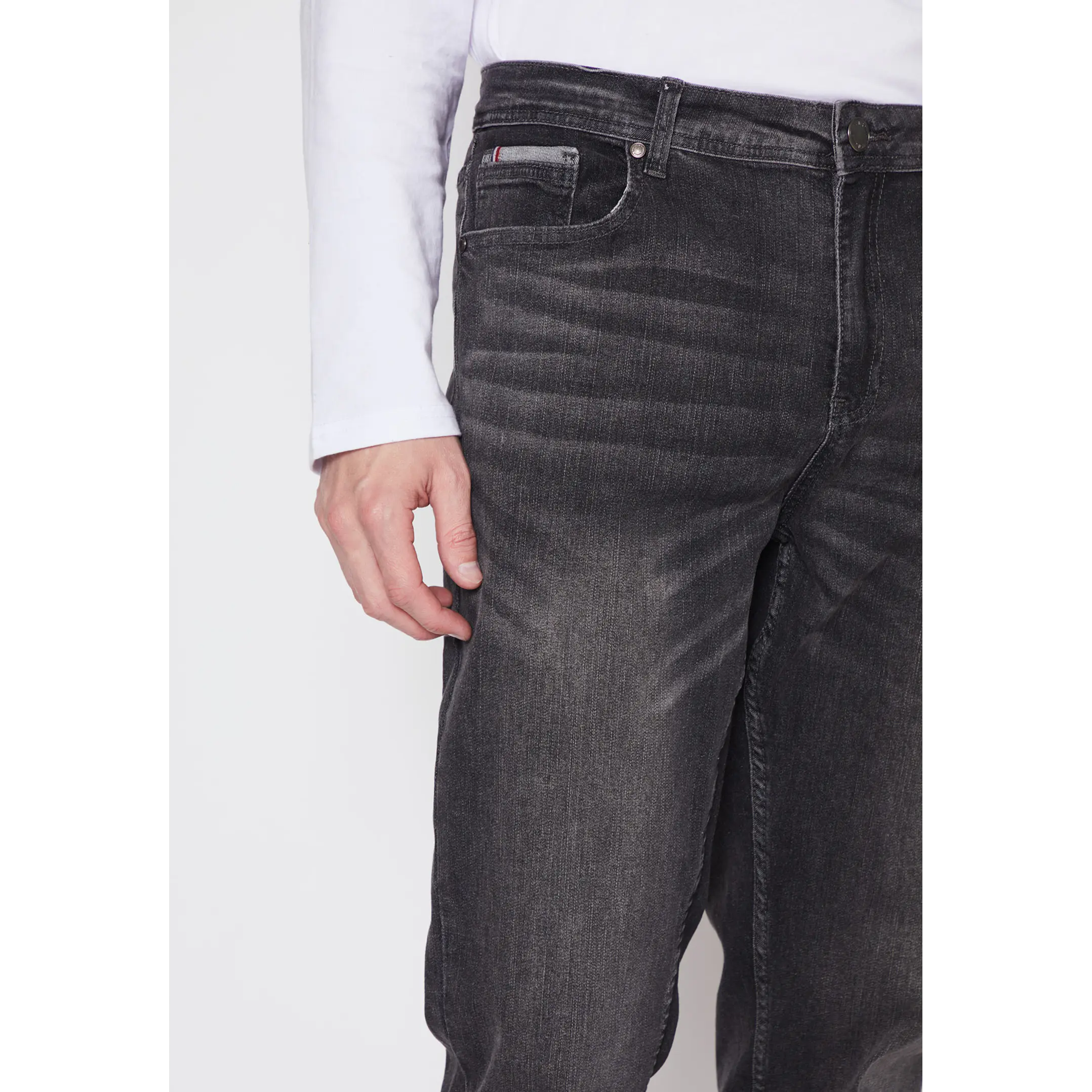 Jeans Regular Hombre Gris Familyshop 4
