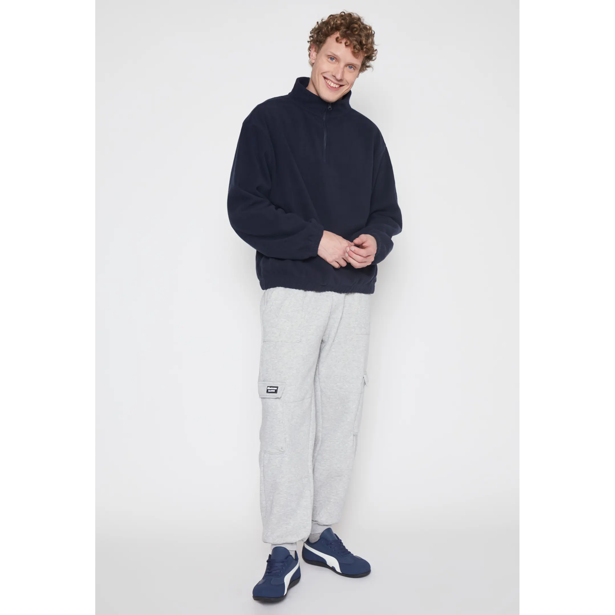 Polar Basic Cierre Hombre Azul Familyshop 4