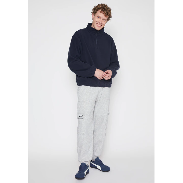Polar Basic Cierre Hombre Azul Familyshop 4