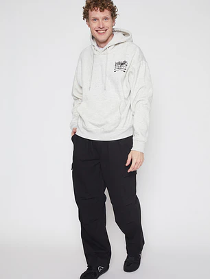 Pantalón Parachute Hombre Negro Familyshop