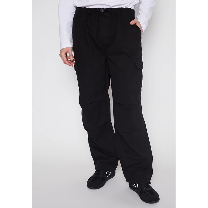 Pantalón Parachute Hombre Negro Familyshop 1