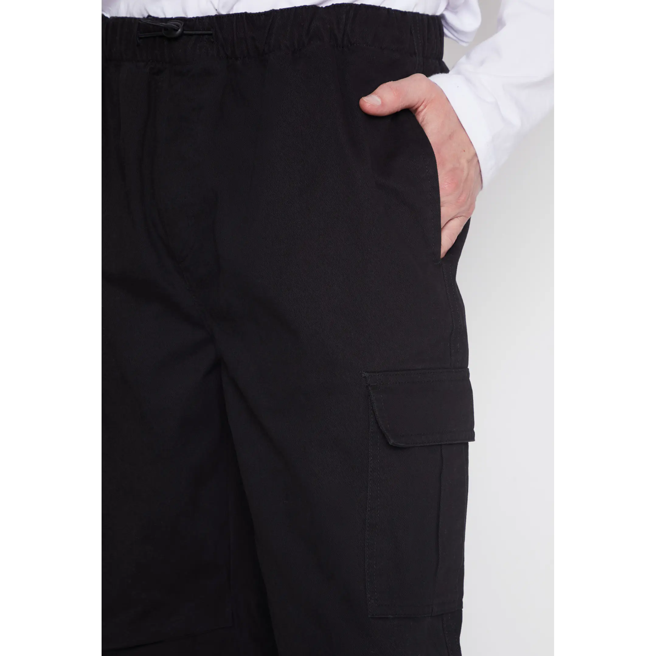 Pantalón Parachute Hombre Negro Familyshop 4