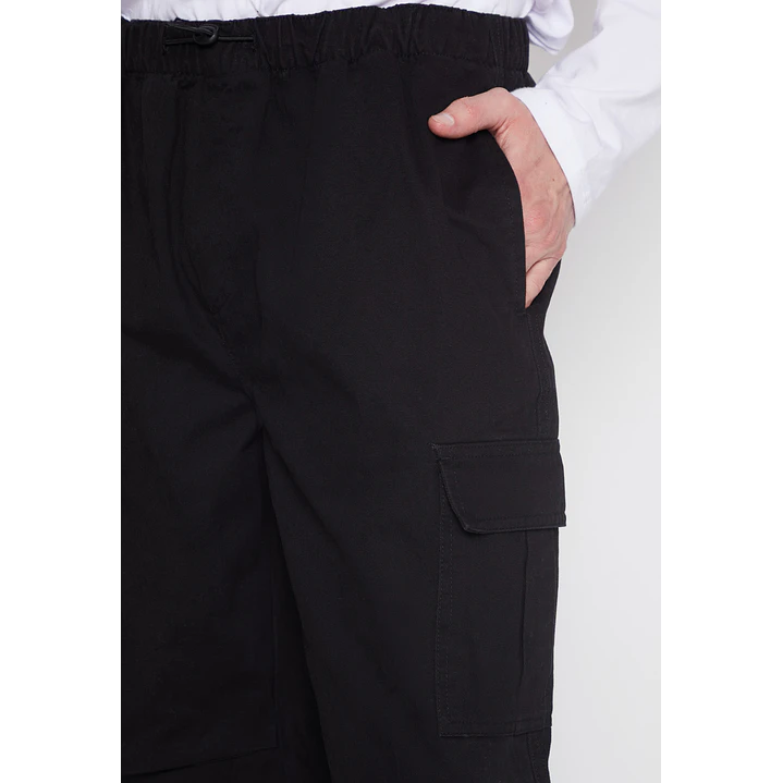 Pantalón Parachute Hombre Negro Familyshop 4