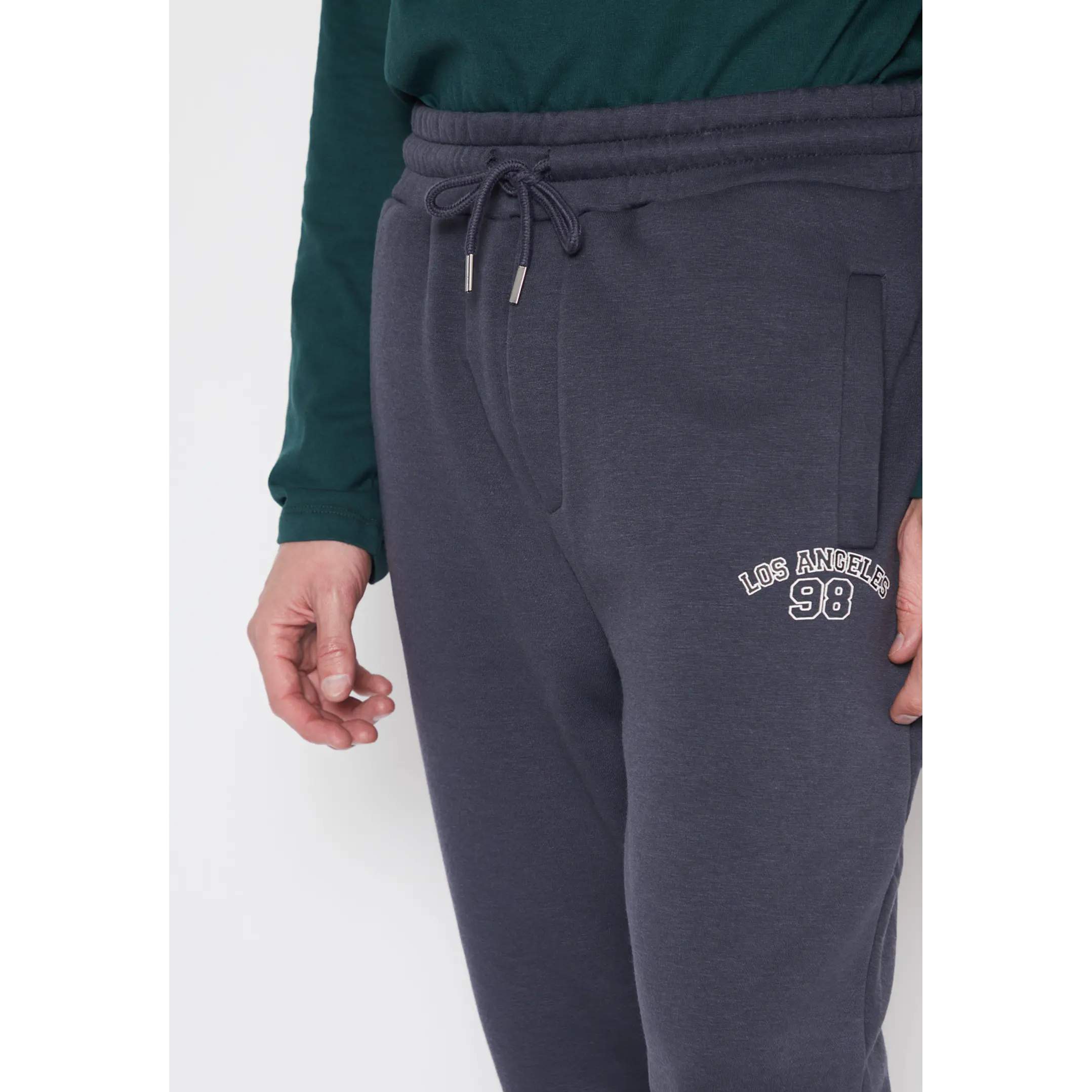 Pantalón Buzo College Hombre Gris Familyshop 3