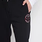 Pantalón Buzo College Hombre Negro Familyshop - Miniatura 3