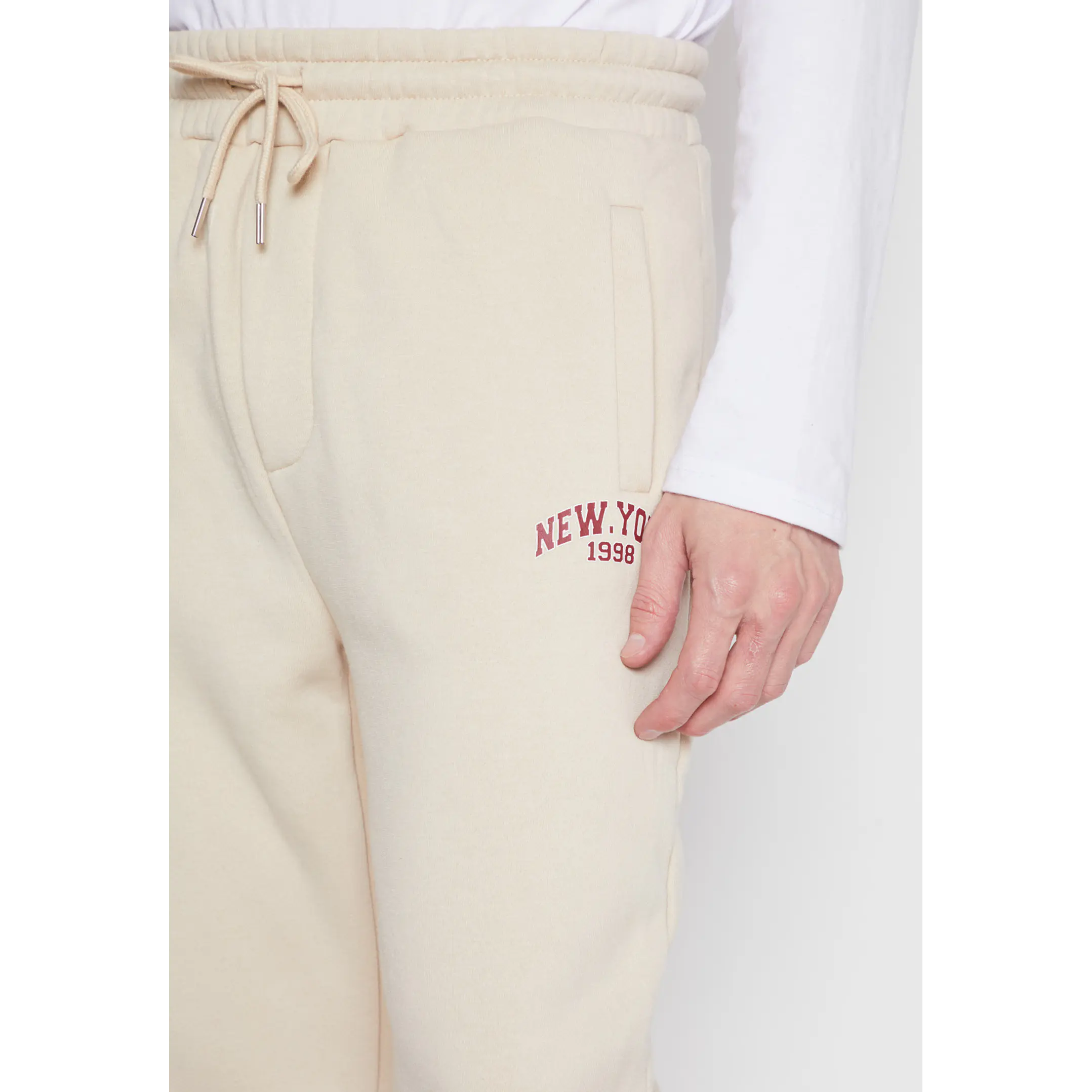 Pantalón Buzo College Hombre Beige Familyshop 3