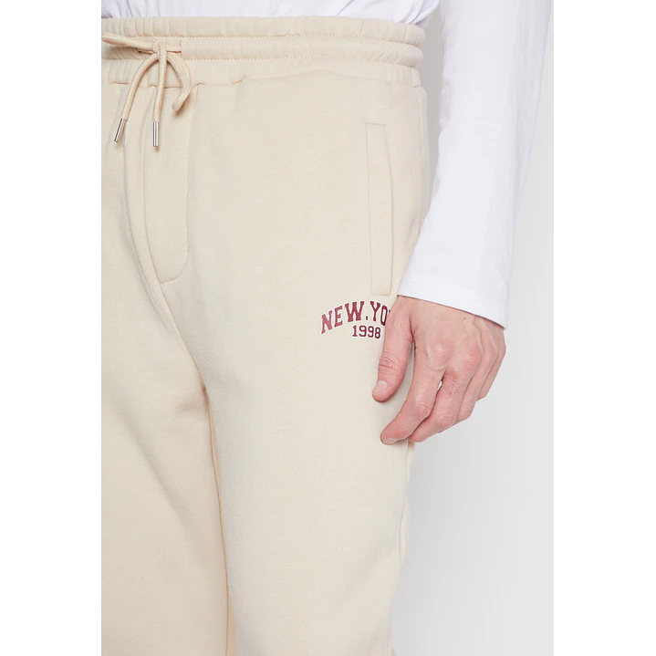 Pantalón Buzo College Hombre Beige Familyshop 3
