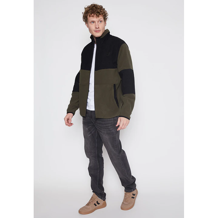 Polar Bicolor Hombre Verde Familyshop 2