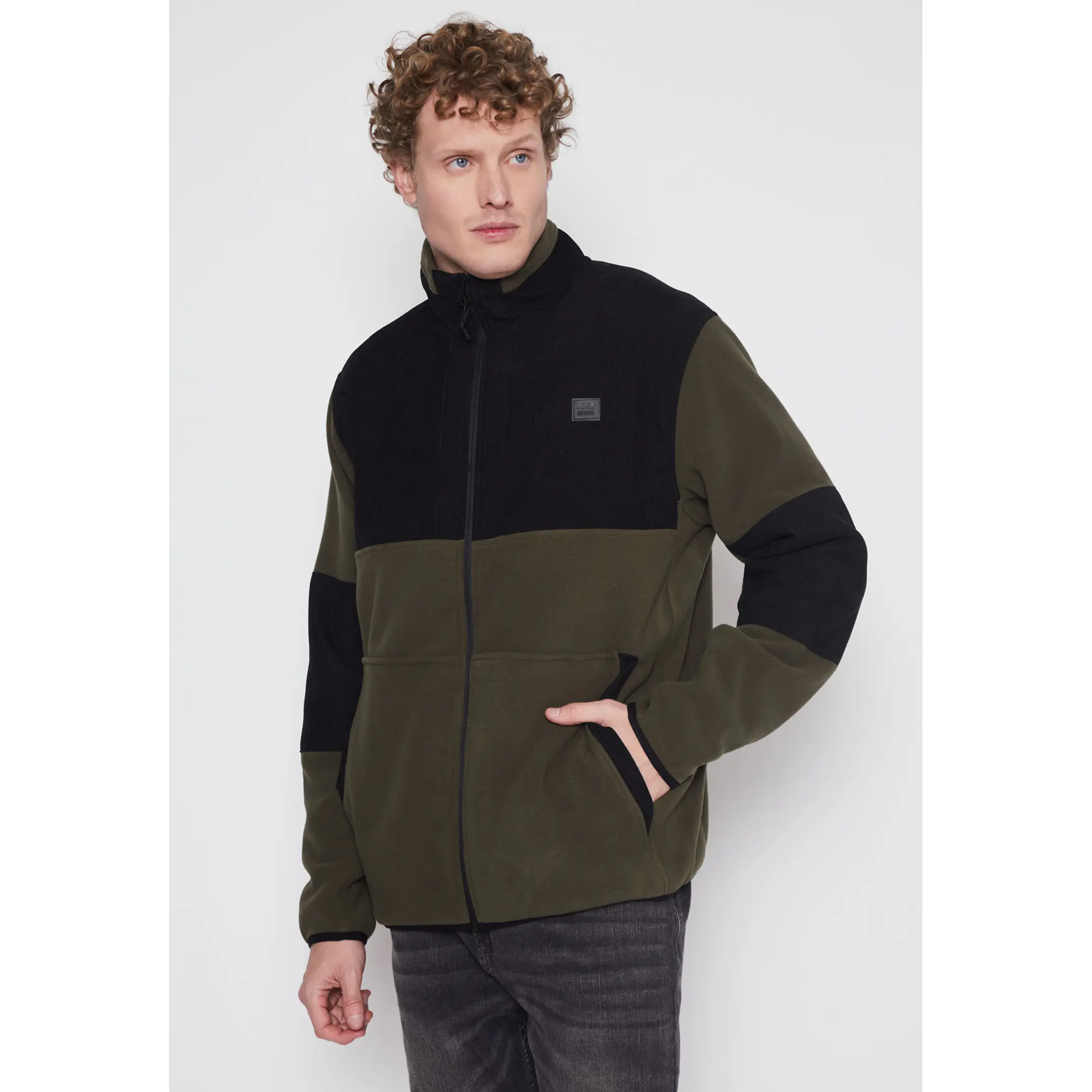 Polar Bicolor Hombre Verde Familyshop 1