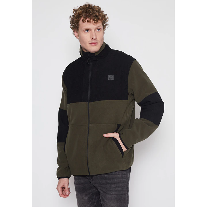 Polar Bicolor Hombre Verde Familyshop 1