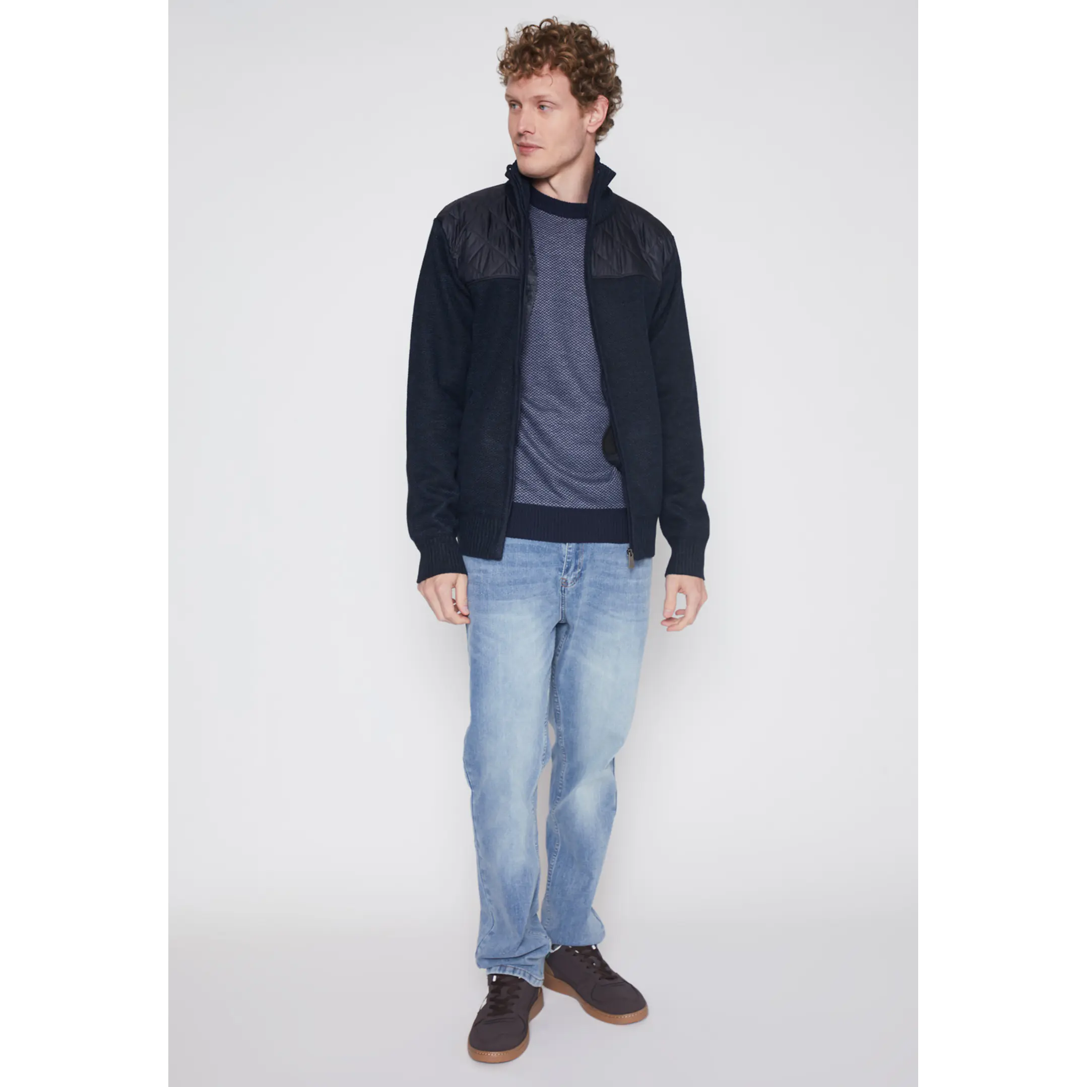 Chaleco Taslan Hombre Azul Familyshop 4