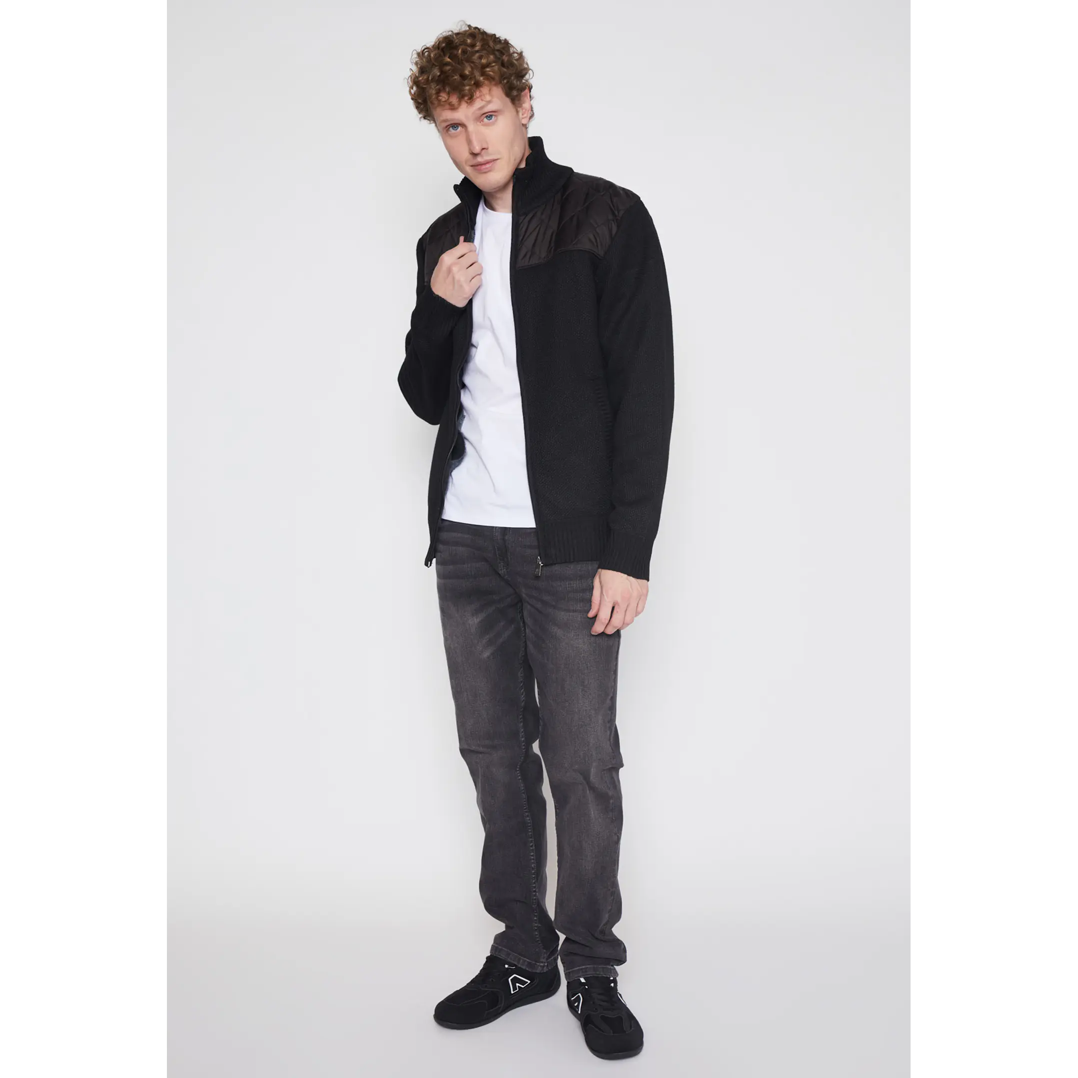 Chaleco Taslan Hombre Negro Familyshop 4