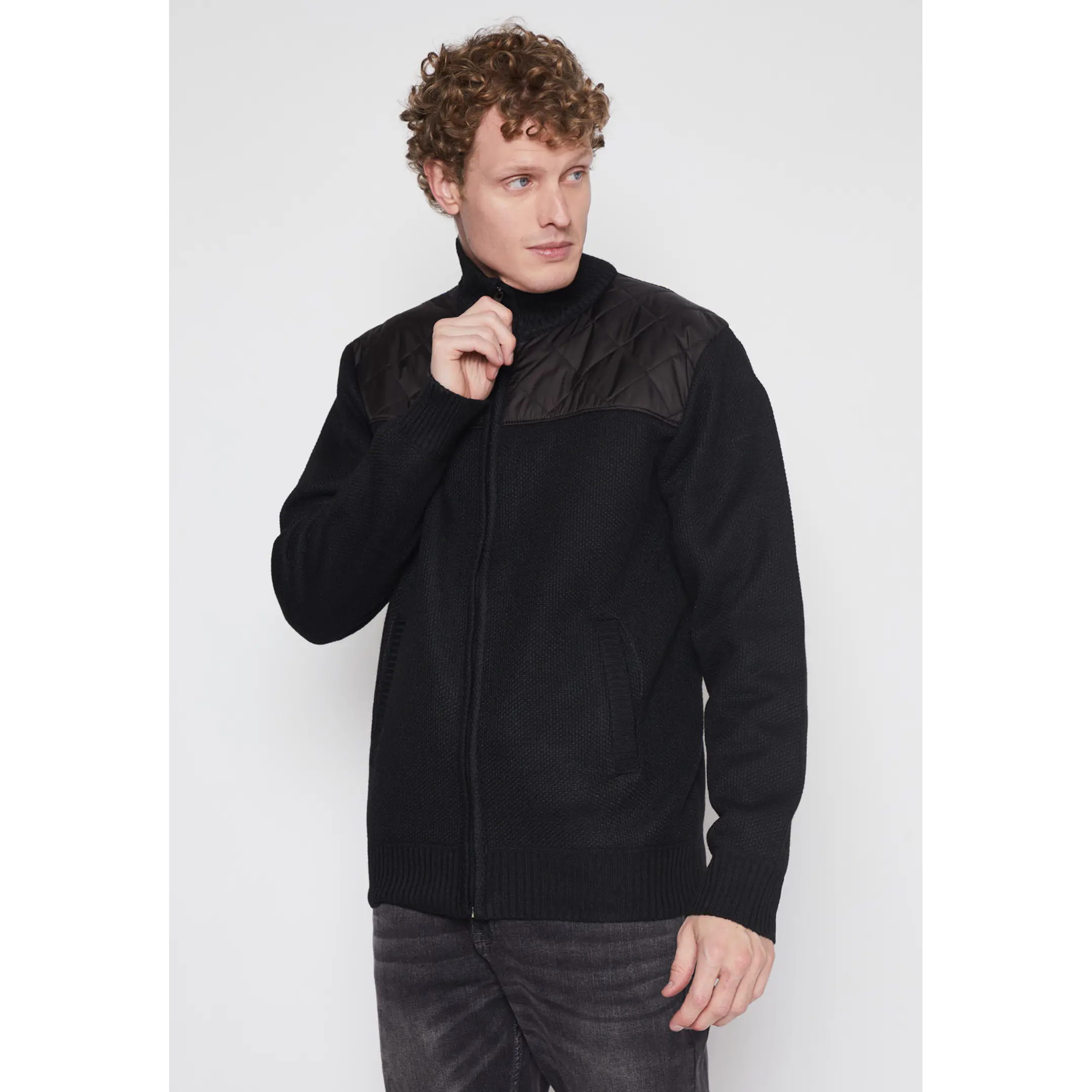 Chaleco Taslan Hombre Negro Familyshop 1