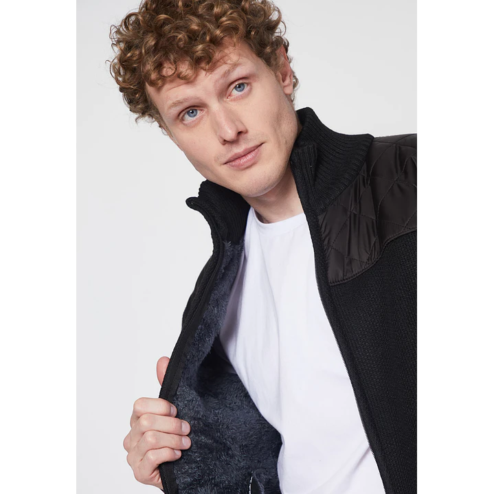 Chaleco Taslan Hombre Negro Familyshop 3