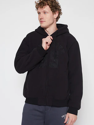 Polar Polar Forrado Hombre Negro Familyshop