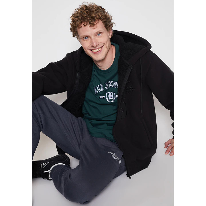 Polar Polar Forrado Hombre Negro Familyshop 4