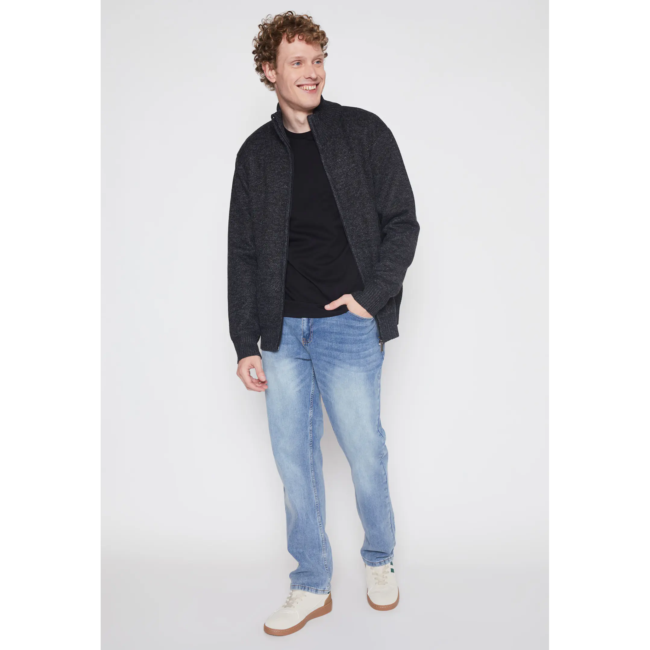 Chaleco Forrado Hombre Gris Familyshop 4