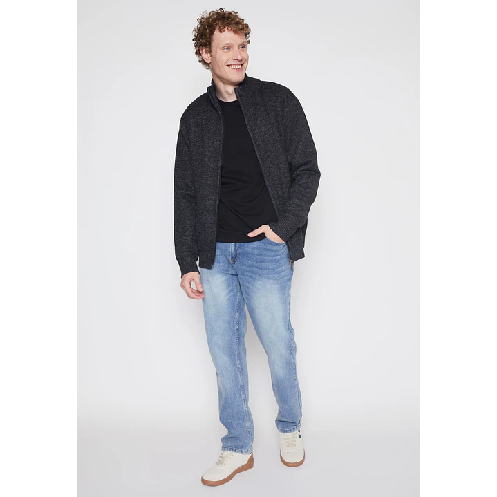 Chaleco Forrado Hombre Gris Familyshop 4