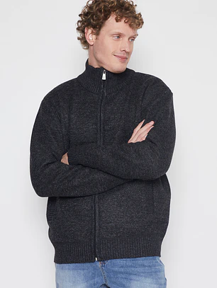 Chaleco Forrado Hombre Gris Familyshop