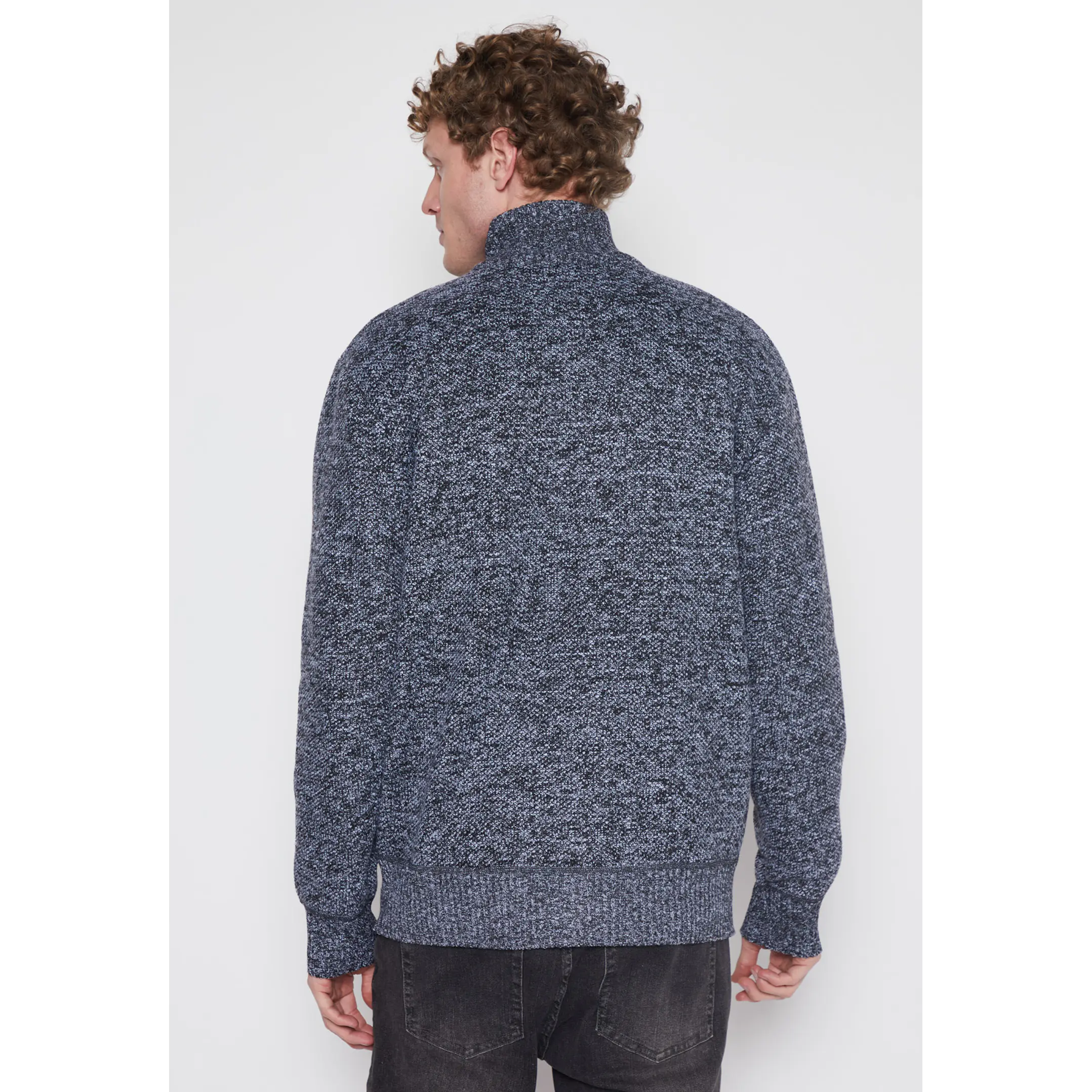 Chaleco Jaspeado Hombre Gris Familyshop 2