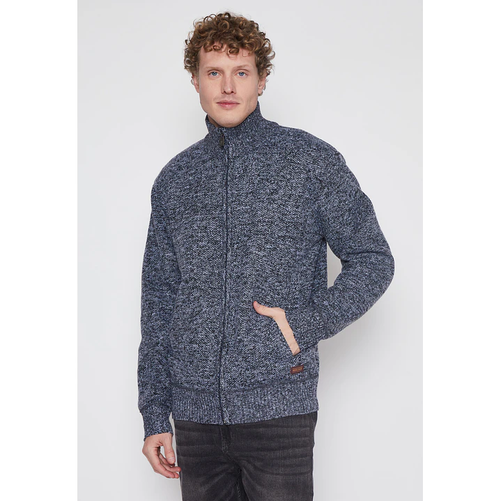 Chaleco Jaspeado Hombre Gris Familyshop 1