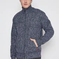 Chaleco Jaspeado Hombre Gris Familyshop - Miniatura 1
