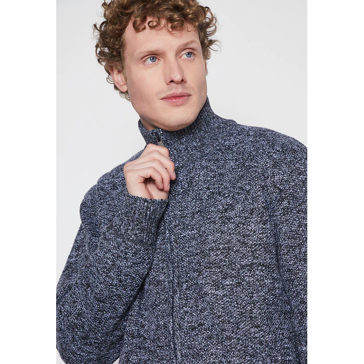 Chaleco Jaspeado Hombre Gris Familyshop 3