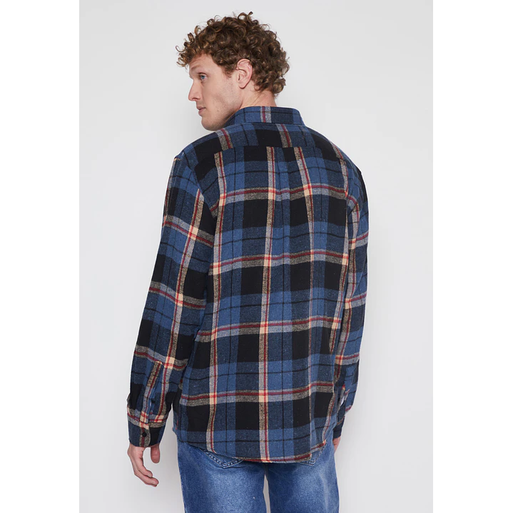 Camisa Franela Hombre Azul Familyshop 2