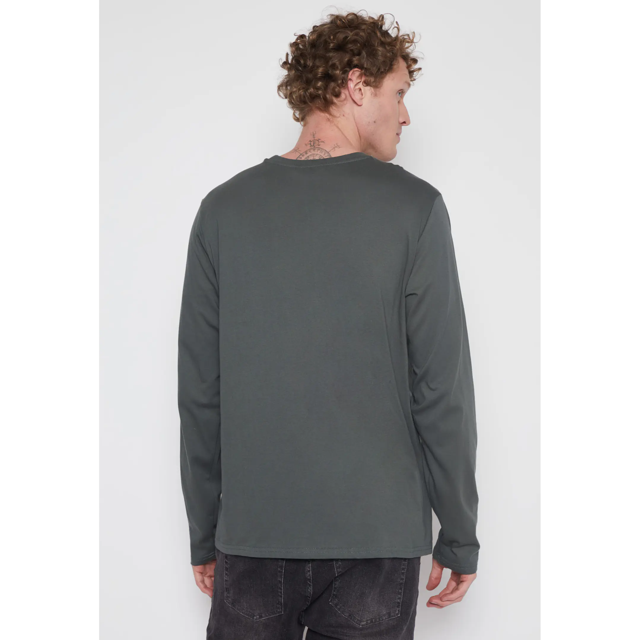Polera Basic Hombre Verde Familyshop 3