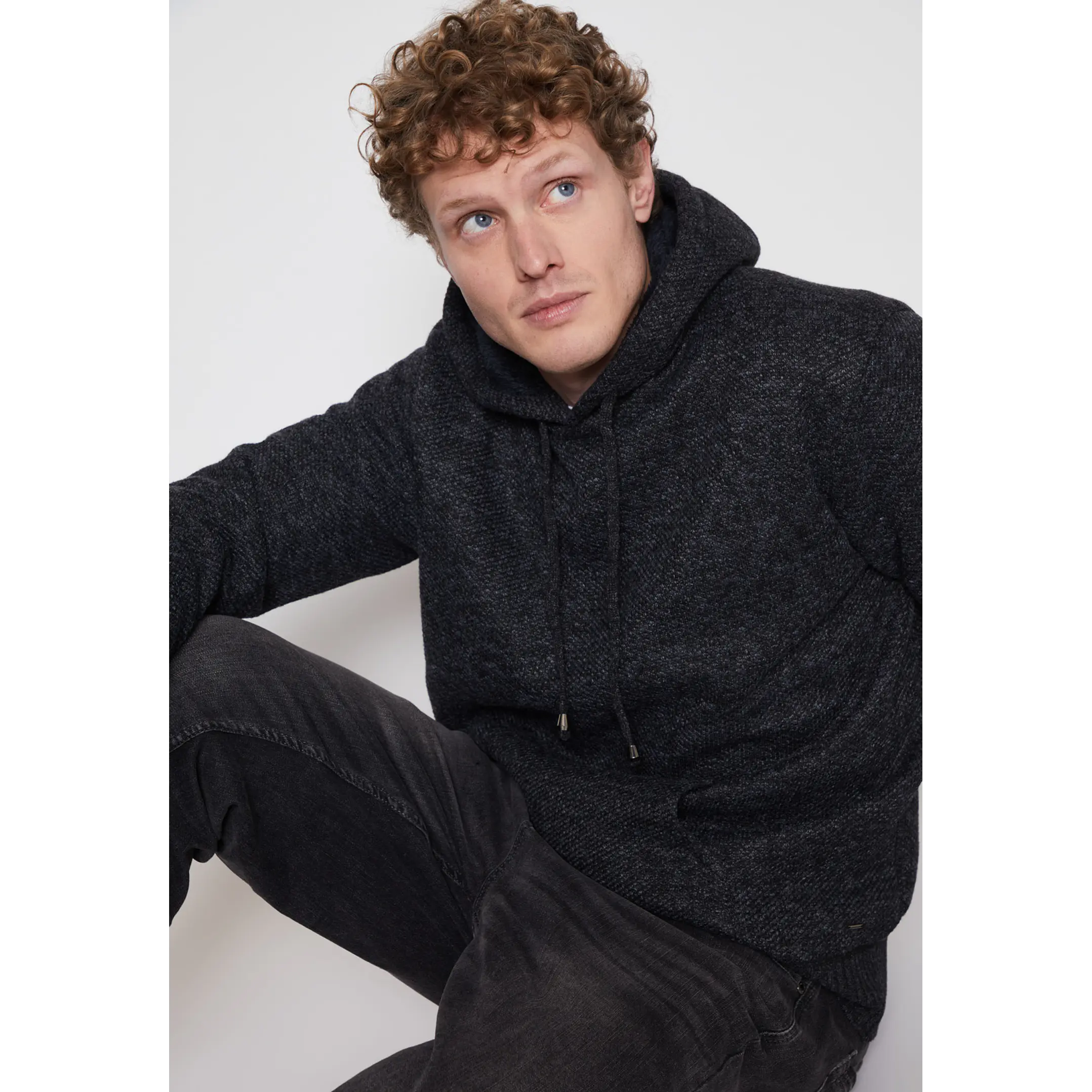 Sweater Peludo Hombre Gris Familyshop 4