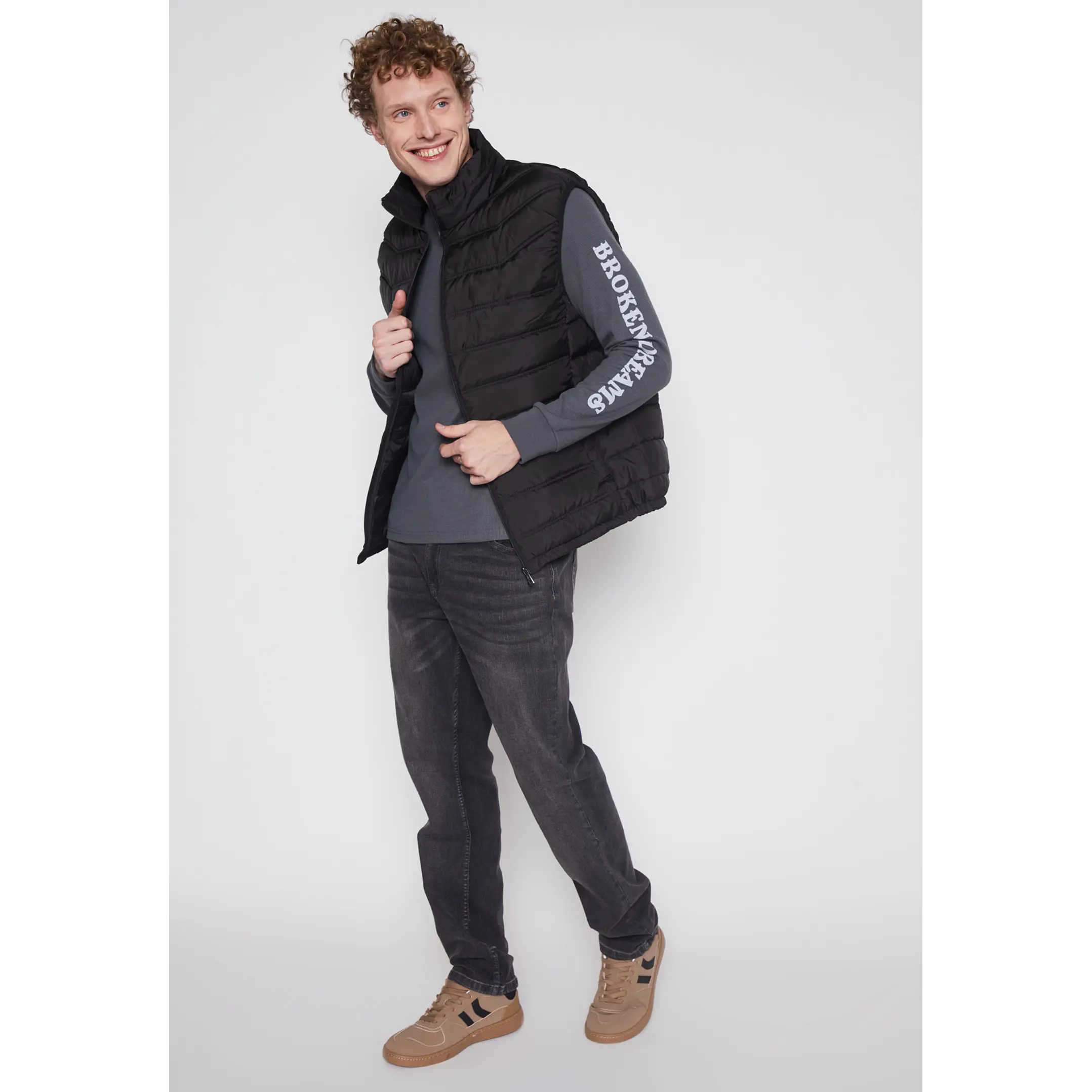 Parka Basic SM Hombre Negro Familyshop 2