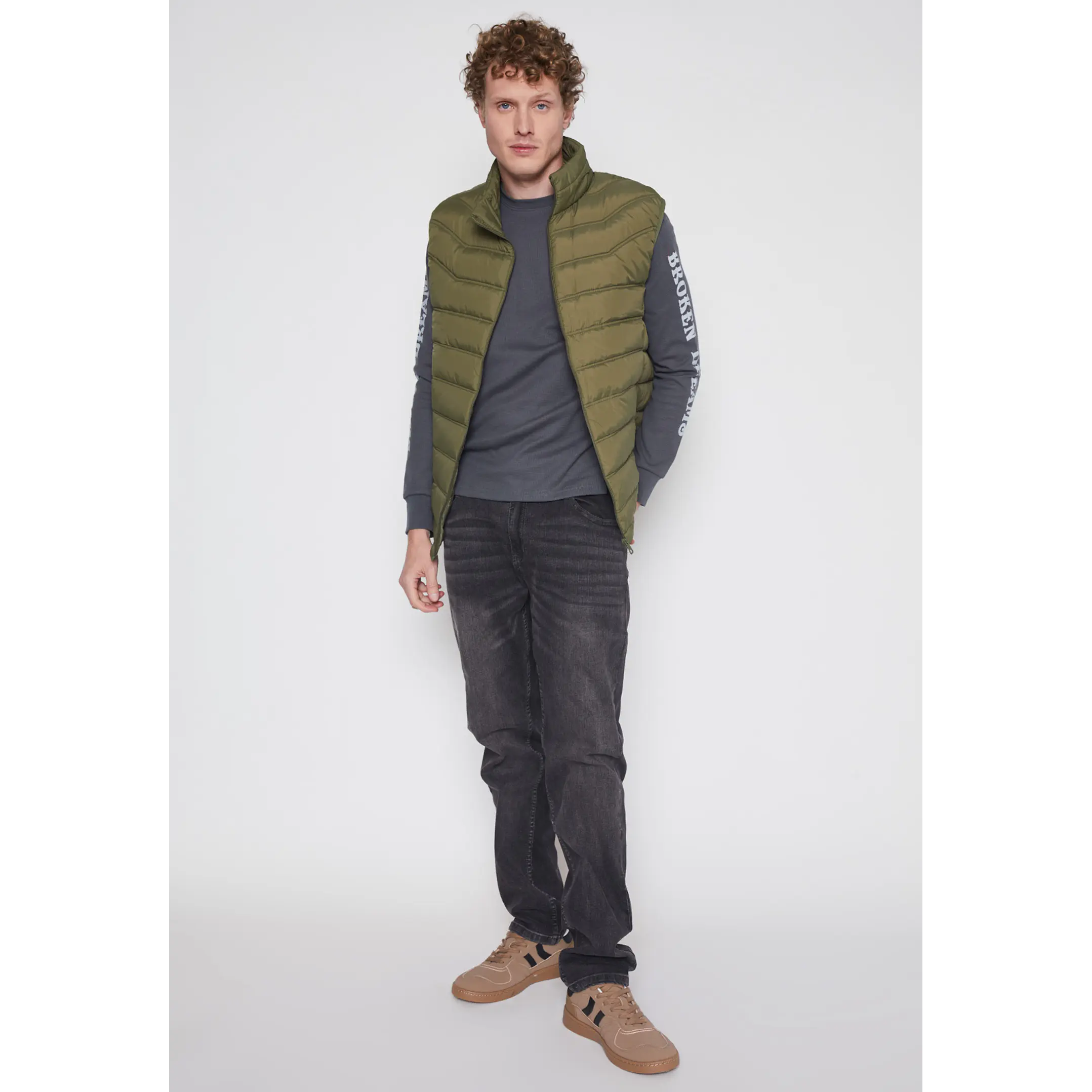 Parka Basic SM Hombre Verde Familyshop 2