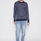 Sweater Bicolor Hombre Azul Familyshop - Miniatura 2