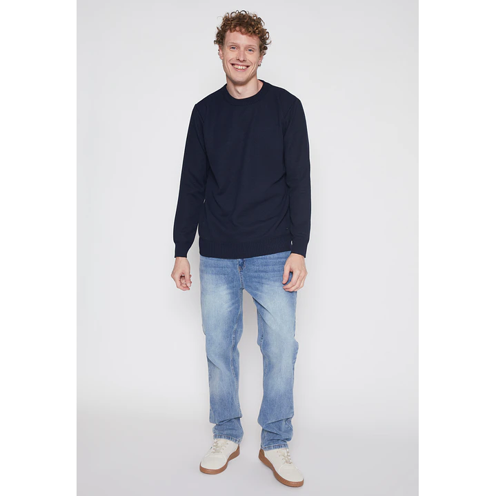 Sweater Tela Hombre Azul Familyshop 2
