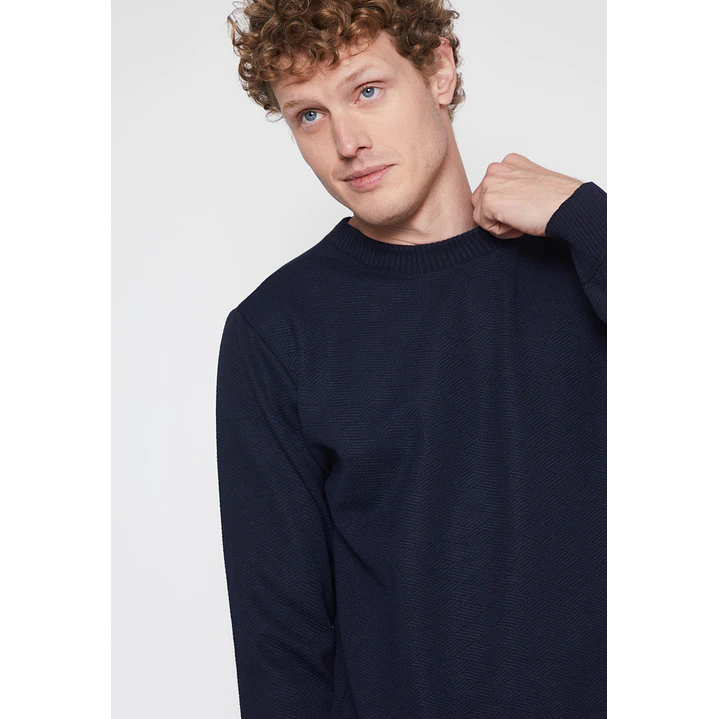 Sweater Tela Hombre Azul Familyshop 4