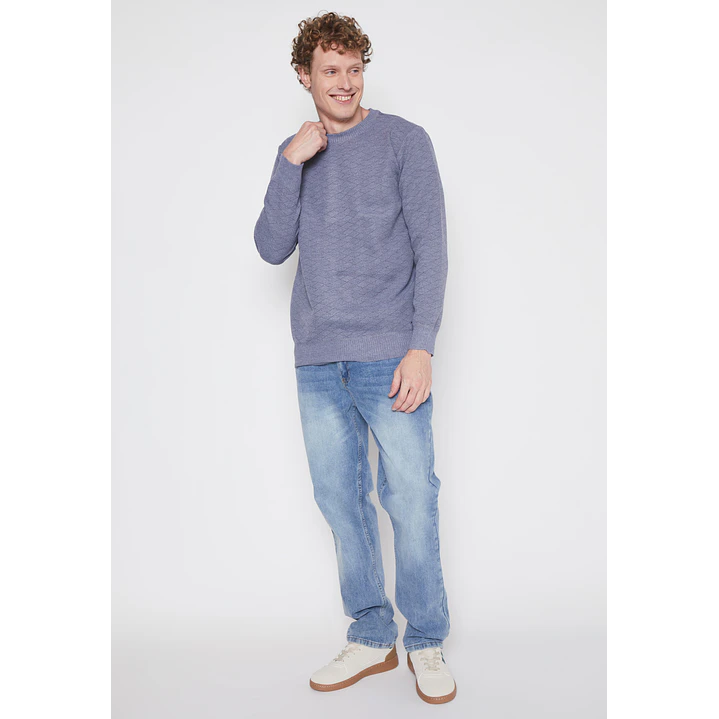 Sweater Tela Hombre Gris Familyshop 2