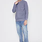 Sweater Tela Hombre Gris Familyshop - Miniatura 2