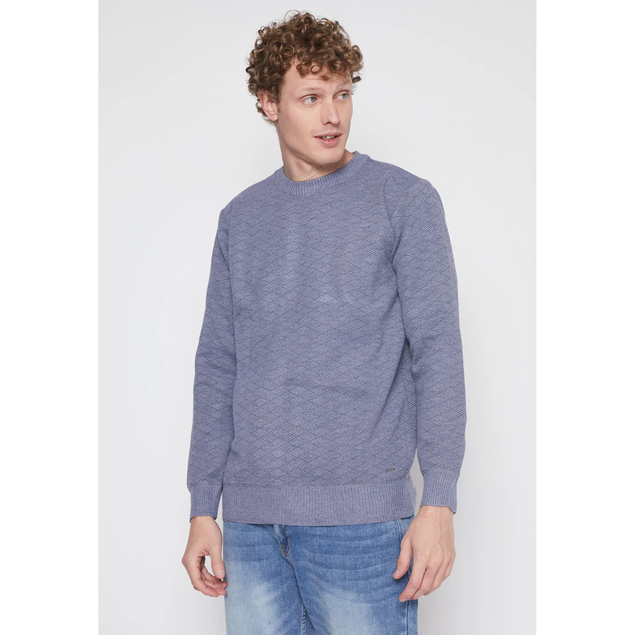 Sweater Tela Hombre Gris Familyshop 1
