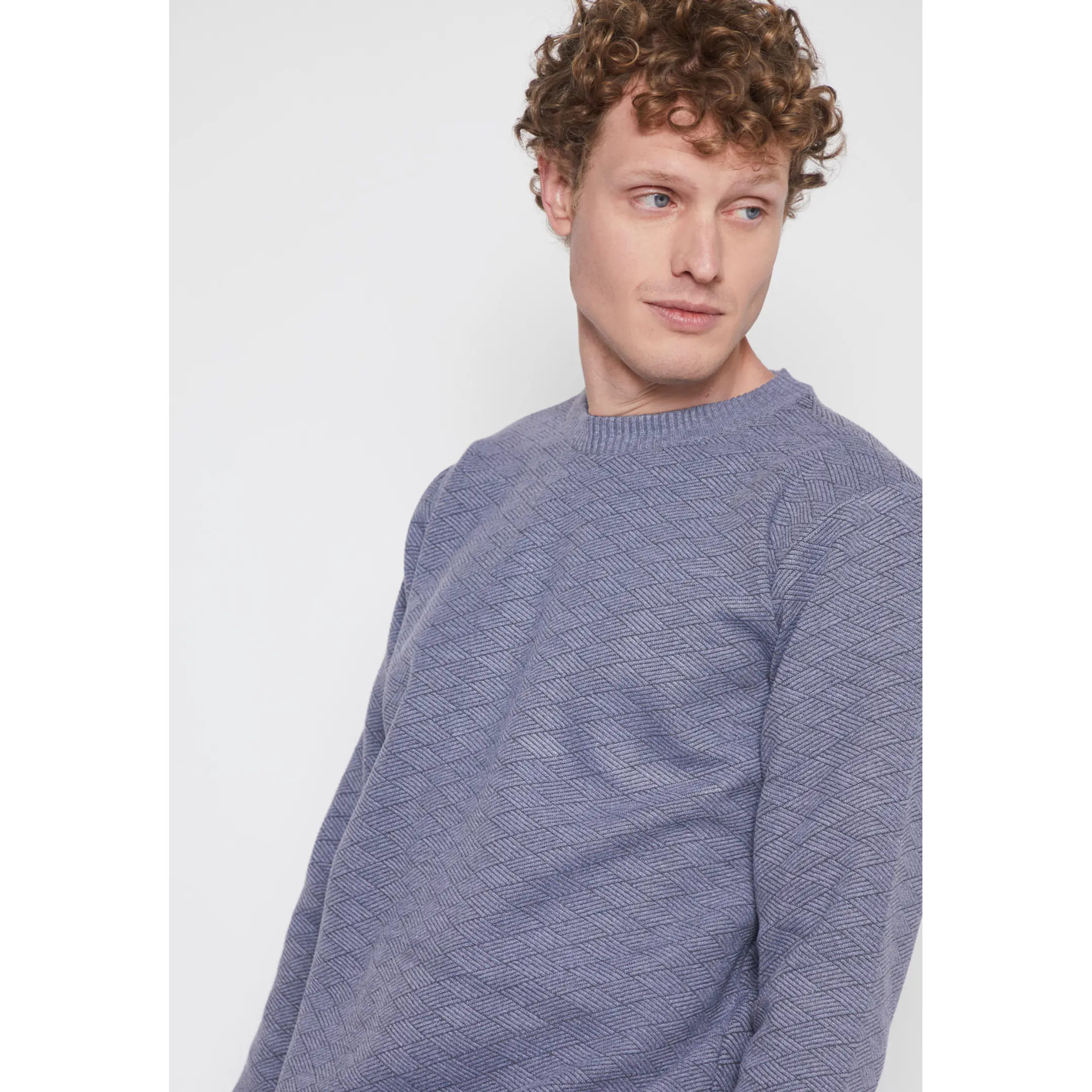 Sweater Tela Hombre Gris Familyshop 4