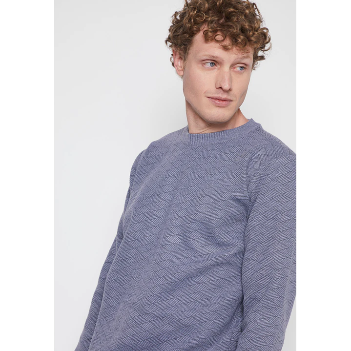 Sweater Tela Hombre Gris Familyshop 4